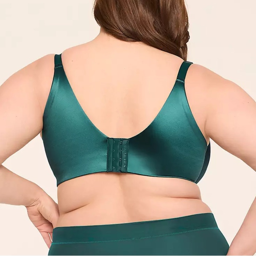 Cacique Brand Invisible Backsmoother Lightly Lined Full Coverage Bra Blue 50C - Picture 3 of 8